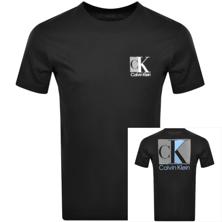 Calvin Klein Jeans Painted Logo T Shirt Black | Mainline